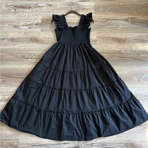 Hill House Ellie Nap Dress - Black Poplin